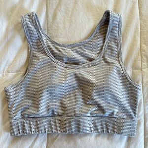 TYC Chevron Print Sports Bra
